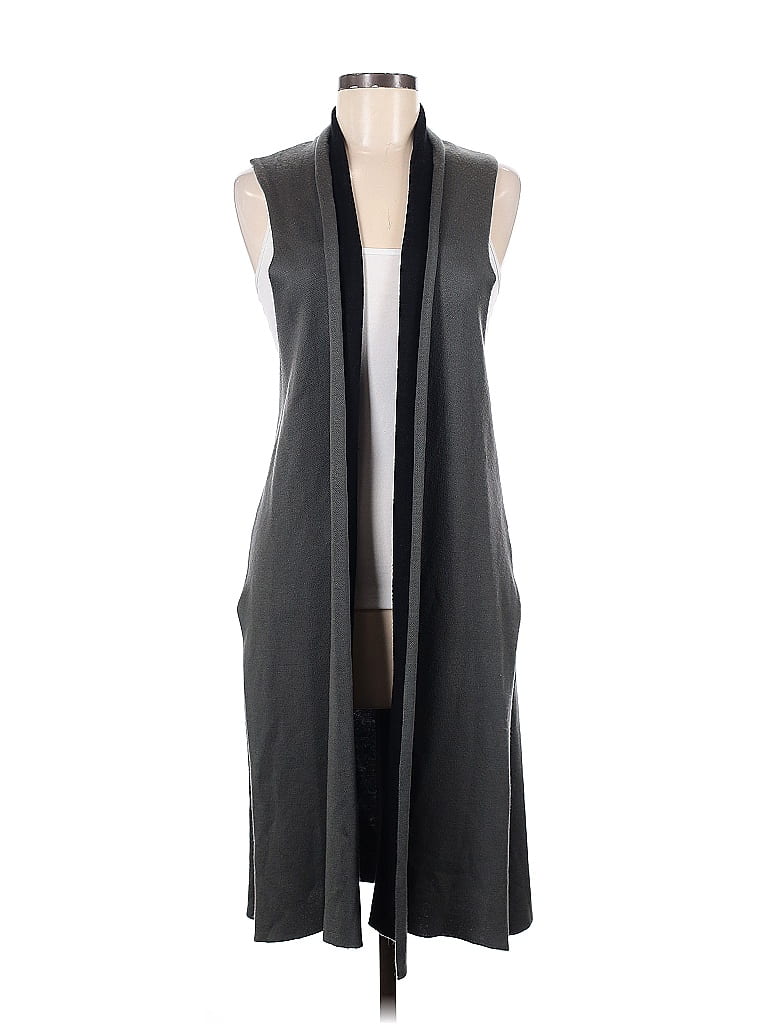 August Silk Gray Cardigan Size M - photo 1