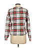 Gap Body 100% Polyester Plaid Red Fleece Size XS - photo 2