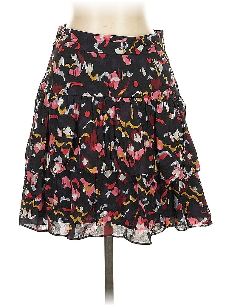 Pre-owned A.l.c Silk Skirt In Black