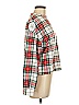 Gap Body 100% Polyester Plaid Red Fleece Size XS - photo 4