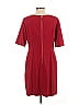 Tahari by ASL Solid Burgundy Red Casual Dress Size 12 - photo 2