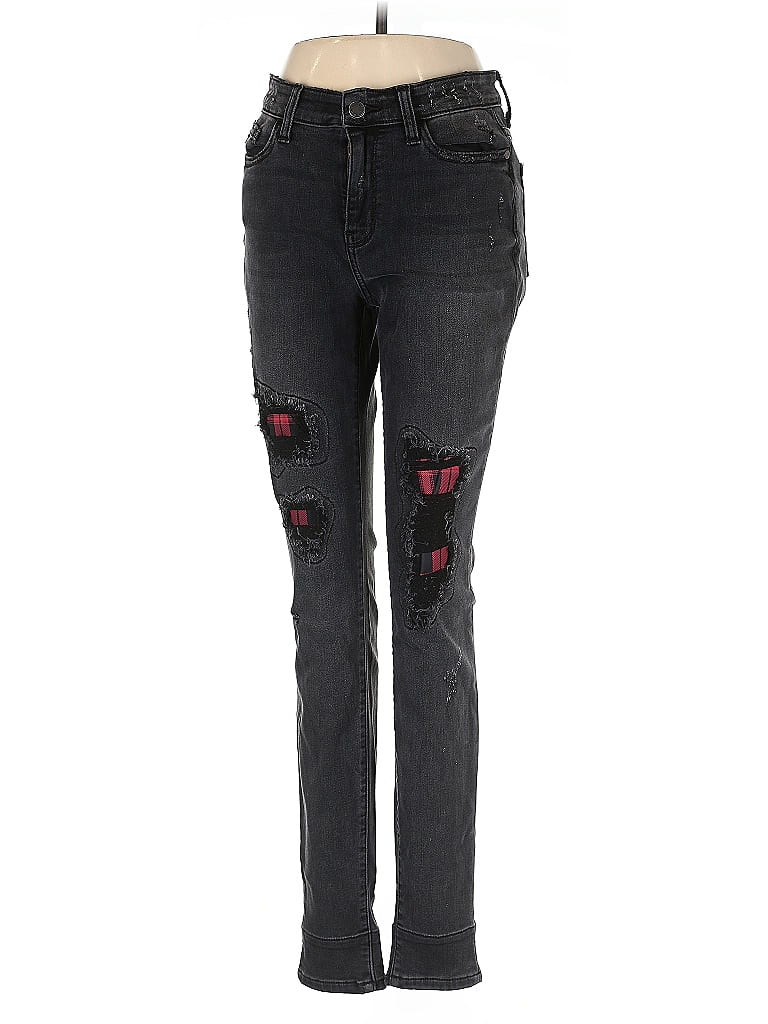 Judy Blue Hearts Black Jeans Size 7 - photo 1