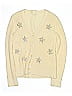 Crewcuts 100% Cotton Stars Yellow Cardigan Size 16 (big kids) - photo 1