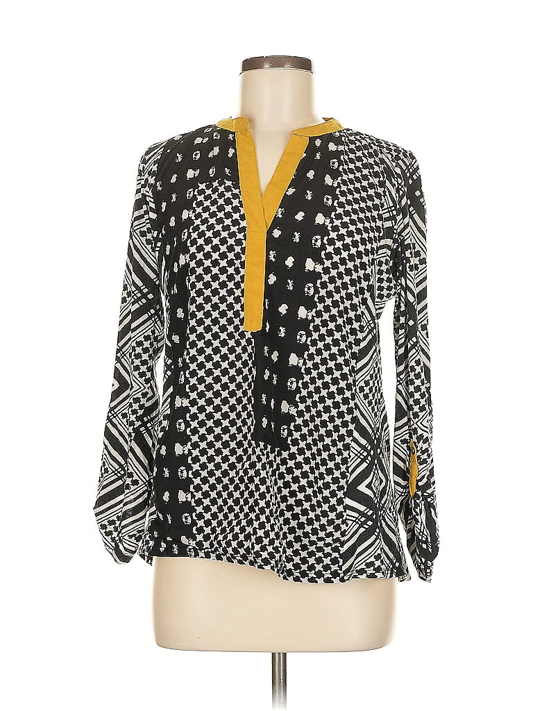 Tiny Black 3/4 Sleeve Blouse Size M - photo 1