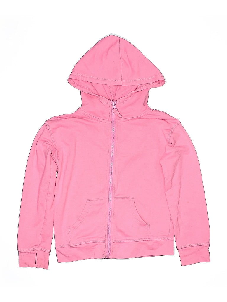 Jumping Beans Pink Zip Up Hoodie Size 5 (big kids) - photo 1