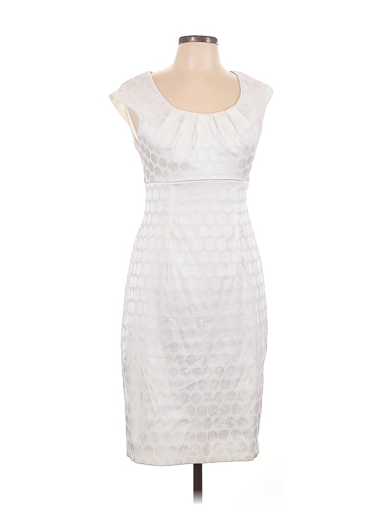 Connected Apparel White Cocktail Dress Size 10 - photo 1