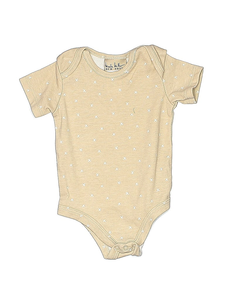 Nicole Miller New York Gold Short Sleeve Onesie Size 3-6 mo - photo 1