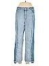 Almost Famous Stripes Blue Jeans Size 11 - photo 1