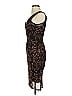 Almost Famous Animal Print Brown Cocktail Dress Size S - photo 5