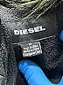 Diesel 100% Polyester Black Green Coat Size 12 - photo 3