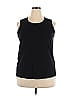 Cj Banks 100% Cotton Black Sleeveless T-Shirt Size 2X - photo 1