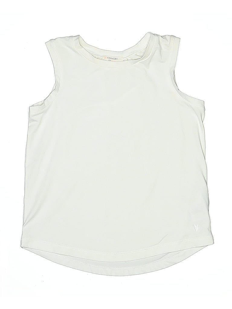 Crewcuts Ivory Sleeveless T-Shirt Size XS (big kids) - photo 1
