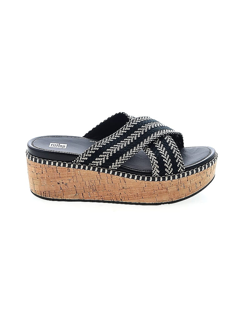 FitFlop Black Wedges Size 8 1/2 - photo 1