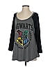 Harry Potter 100% Cotton Gray 3/4 Sleeve T-Shirt Size 2 - photo 1