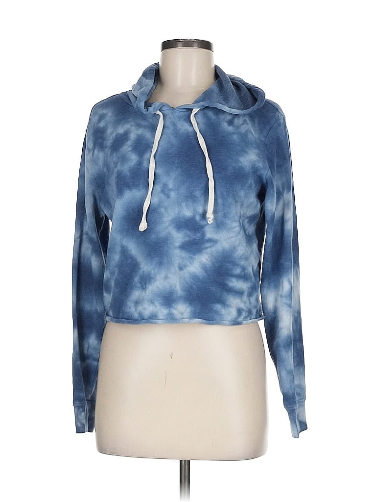 ALTERNATIVE Tie-dye Blue Pullover Hoodie Size M - photo 1