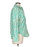 J.Crew Collection Paisley Green Teal Long Sleeve Blouse Size 10 - photo 4