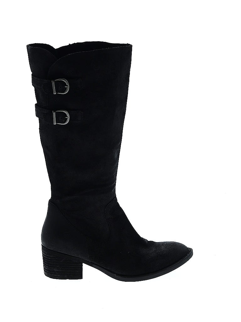 Born Handcrafted Footwear Black Boots Size 9 1/2 - photo 1