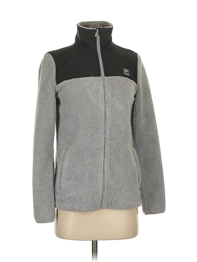 Fila Sport 100% Polyester Solid Gray Fleece Size XS - photo 1