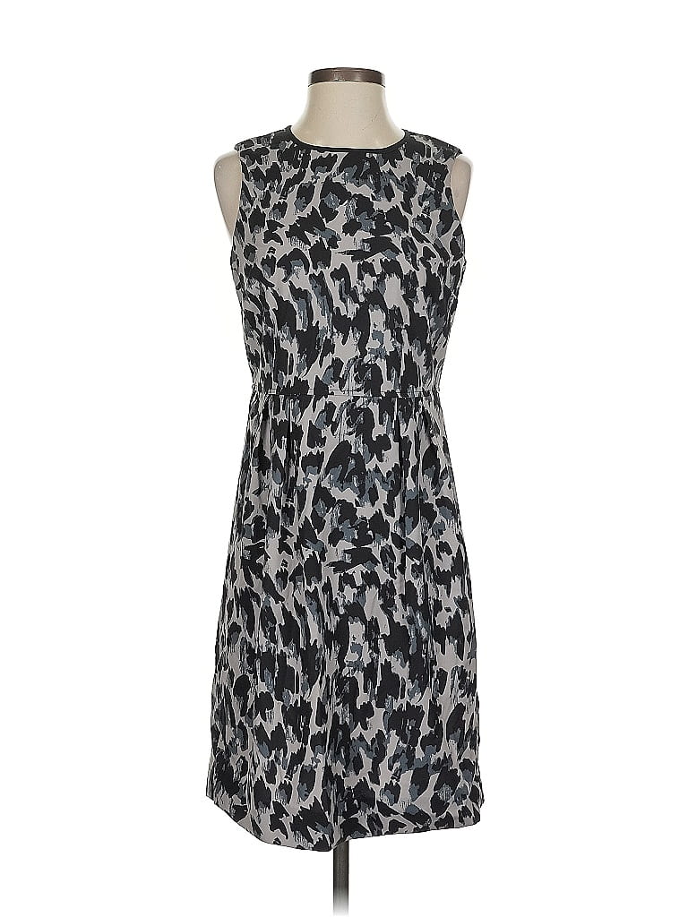 Pre-owned Ann Taylor Loft Casual Dress In Gray