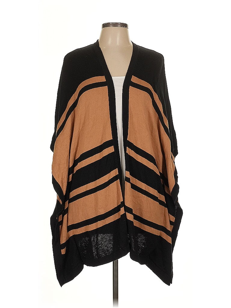 August Silk Brown Poncho Size L - photo 1