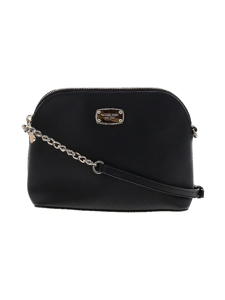 MICHAEL Michael Kors 100% Leather Black Leather Crossbody Bag One size - photo 1