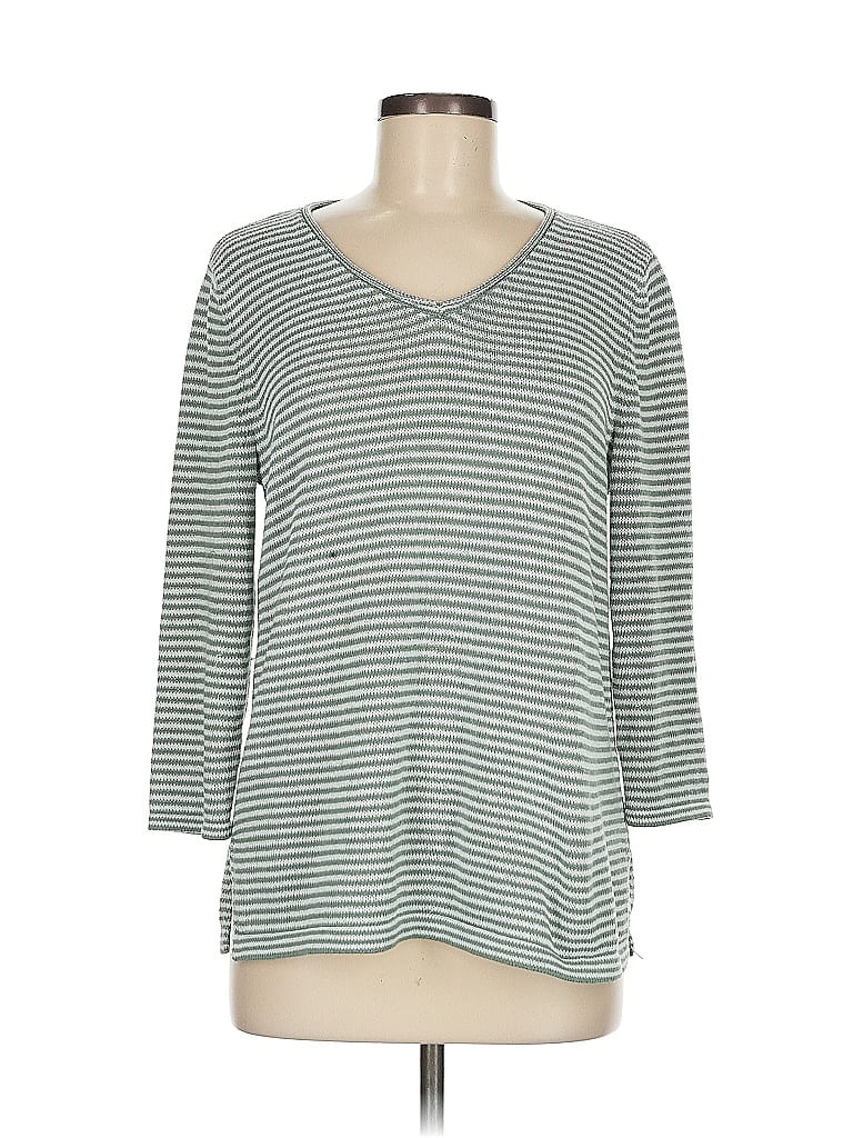 Pre-owned Talbots Pullover Sweater In Green