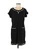 T by Talbots Black Casual Dress Size M - photo 1