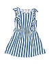 Crewcuts Outlet 100% Cotton Stripes Blue Dress Size 5 (big kids) - photo 1