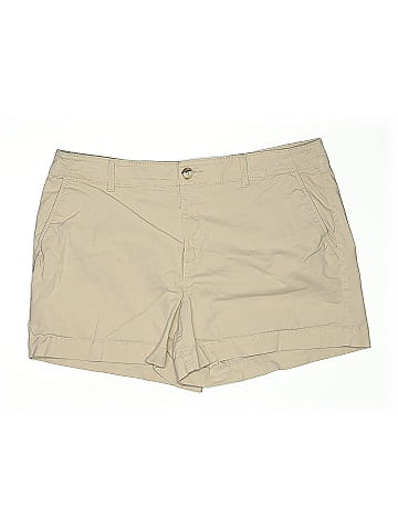 Ann Taylor LOFT Khaki Shorts (view 1)