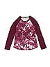 Justice Burgundy 3/4 Sleeve T-Shirt Size 10 - photo 1