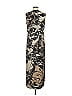 Jones Studio Paisley Gold Tan Cocktail Dress Size M - photo 2
