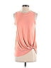 Ann Taylor LOFT Outlet Pink Sleeveless T-Shirt Size S - photo 1