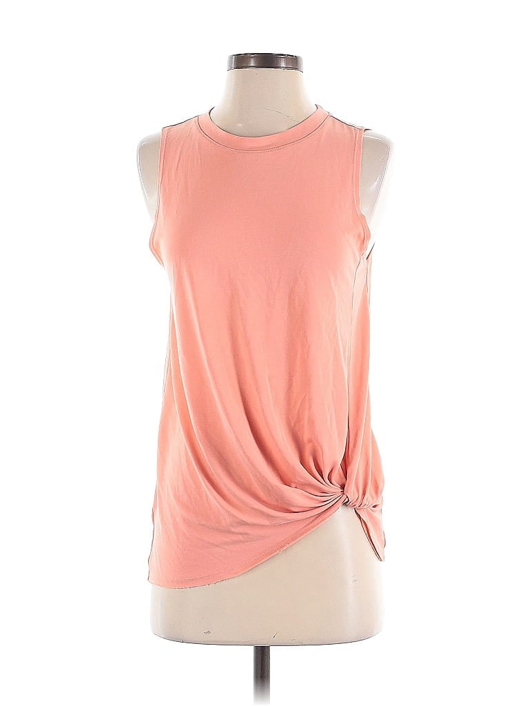 Ann Taylor LOFT Outlet Pink Sleeveless T-Shirt Size S - photo 1