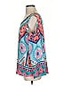 Pink Owl 100% Polyester Teal Long Sleeve Blouse Size S - photo 5