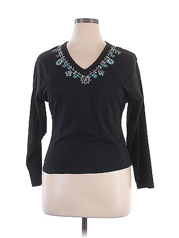 Carole Little 3/4 Sleeve Top (view 1)