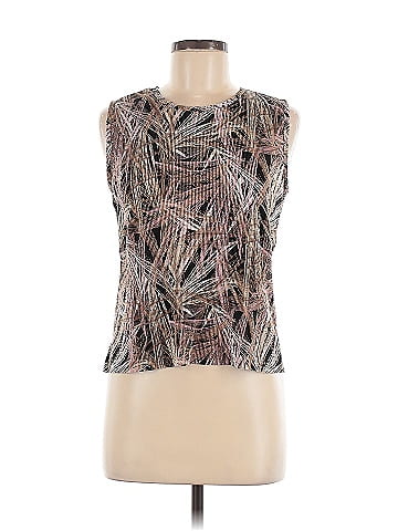 Plisse Sleeveless T-Shirt (view 1)