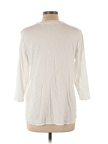 KIRKLAND Signature 3/4 Sleeve T-Shirt (view 2)