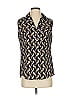 Soho JEANS NEW YORK & COMPANY 100% Polyester Blue Sleeveless Blouse Size XS - photo 1