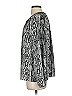 NYDJ 100% Recycled Polyester Silver Long Sleeve Blouse Size S - photo 5