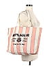 Sézane 100% Cotton Stripes Ivory Pink Tote One size - photo 2