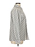 Foxcroft 100% Cotton Chevron-herringbone Gray Long Sleeve Button-Down Shirt Size 16 - photo 4