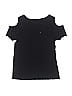 Justice Black Short Sleeve Top Size 14 (big kids) - photo 2
