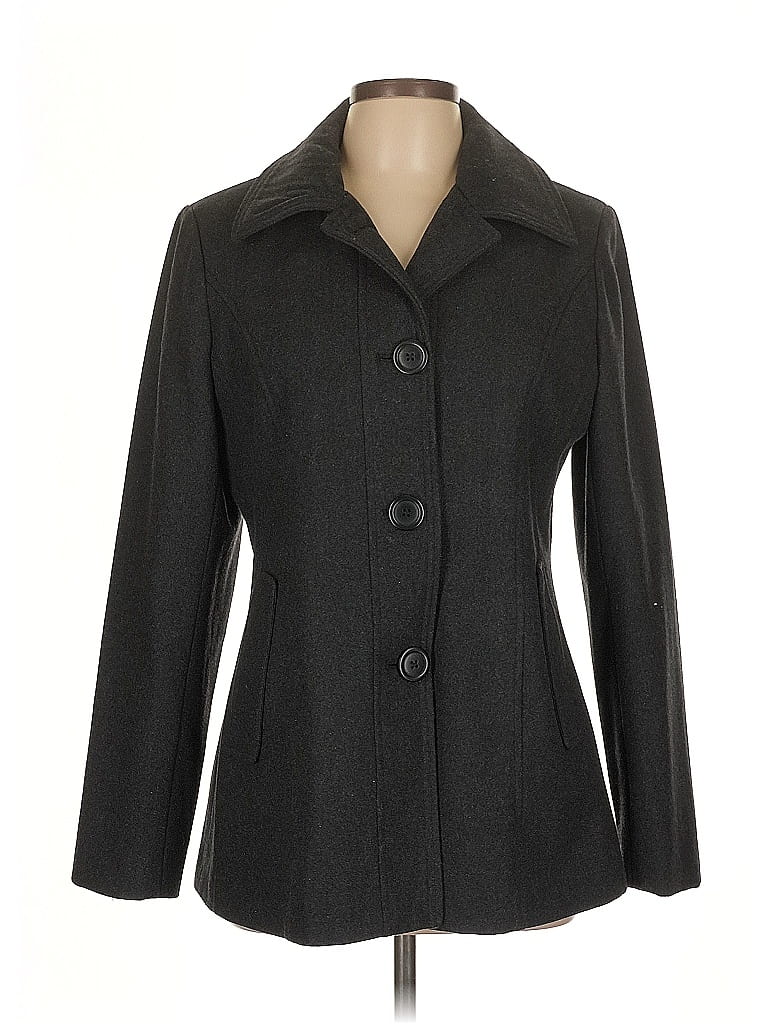 White Stag 100% Polyester Gray Coat Size 10 - photo 1