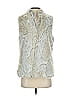 Jack by BB Dakota Silver Faux Fur Vest Size S - photo 1