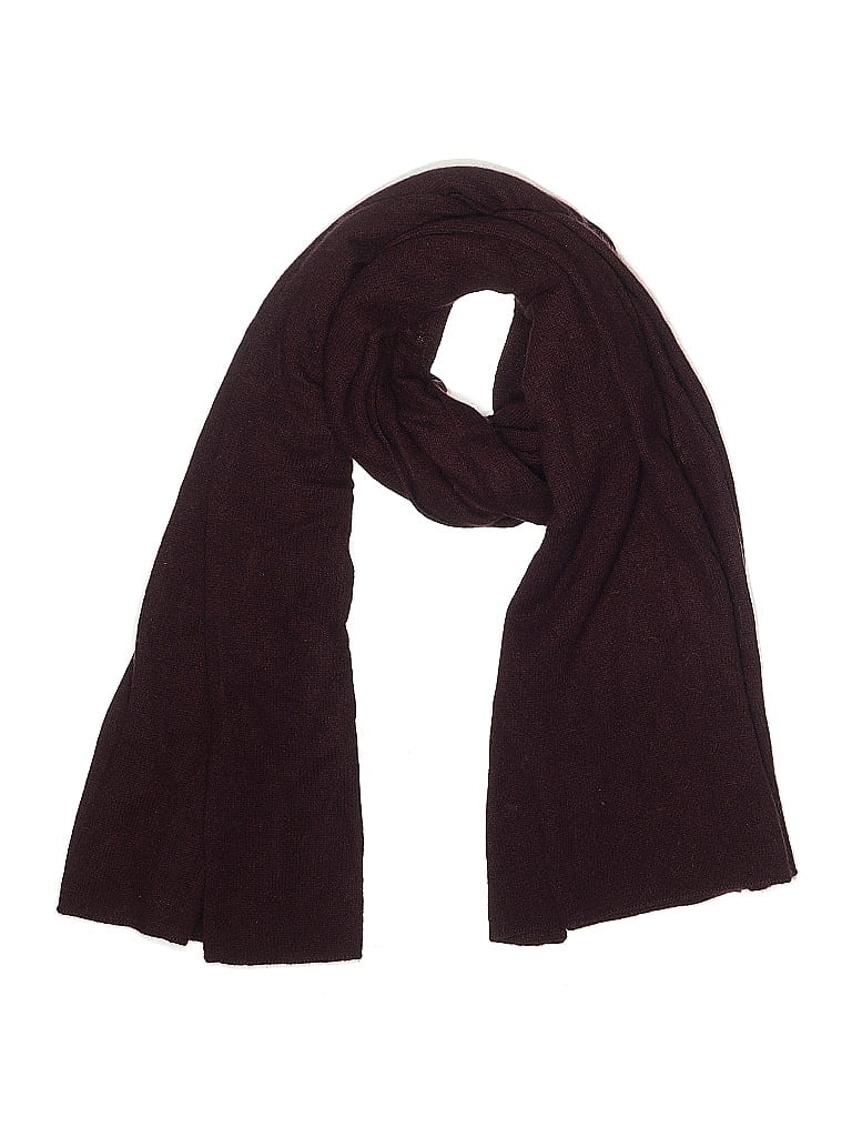 C by Bloomingdales 100% Cashmere Burgundy Cashmere Scarf One size - photo 1