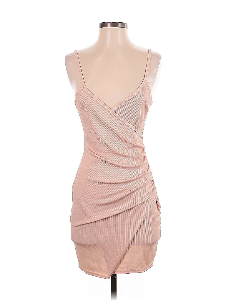 Pre-owned Nasty Gal Inc. Cocktail Dress In Brown