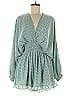 Storia 100% Polyester Teal Romper Size M - photo 1