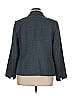 Le Suit Plaid Gray Blazer Size 16 - photo 2