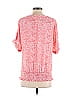 Belle By Kim Gravel Pink Short Sleeve Blouse Size XXS - photo 2