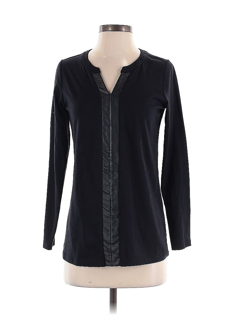 Belle By Kim Gravel Black Long Sleeve Top Size XXS - photo 1